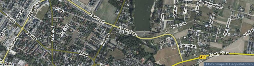 Zdjęcie satelitarne Zacisze ul.